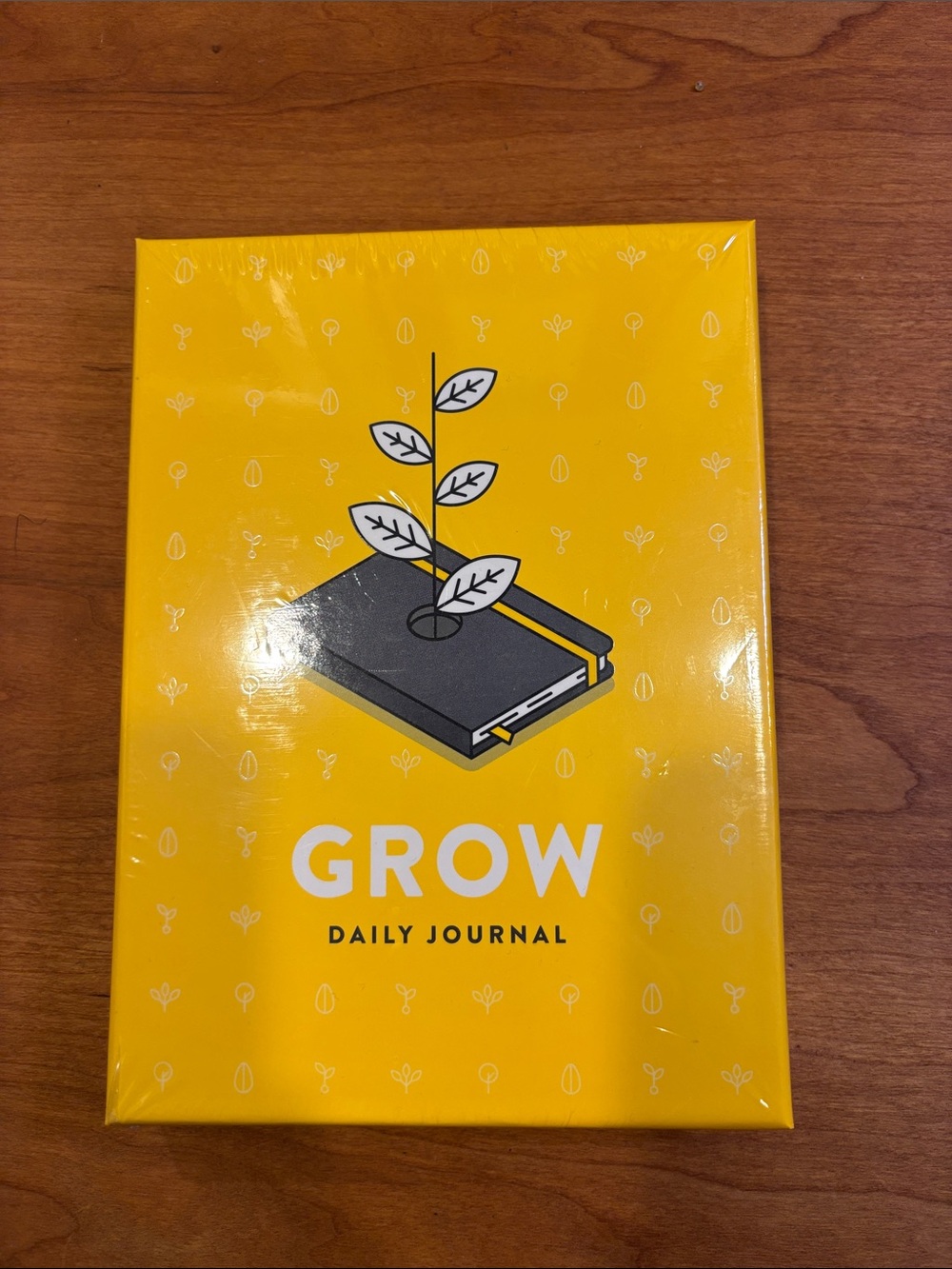 GROW Daily Journal - Bright Yellow Hardcover
